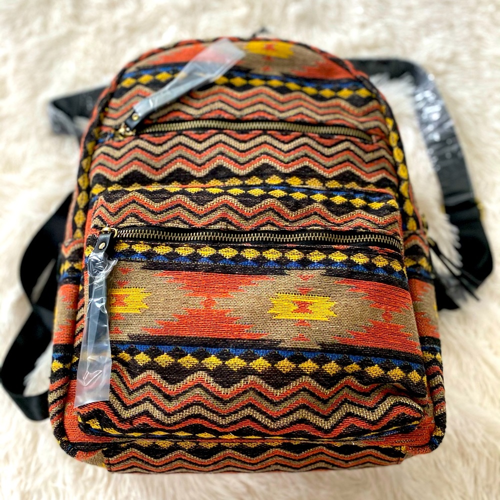 Printed backpack